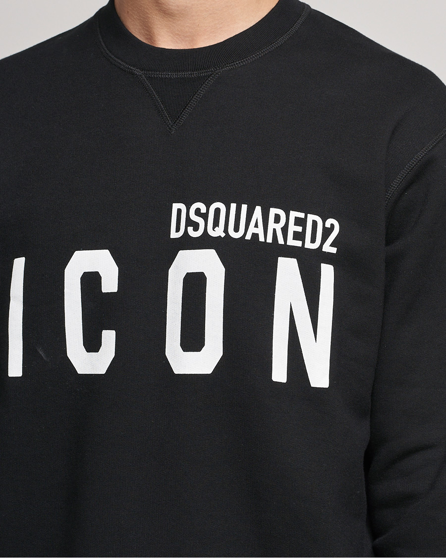 Herre | Trøjer | Dsquared2 | Icon Logo Sweatshirt Black