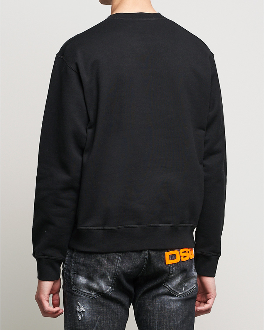 Herre | Trøjer | Dsquared2 | Icon Tonal Logo Sweatshirt Black