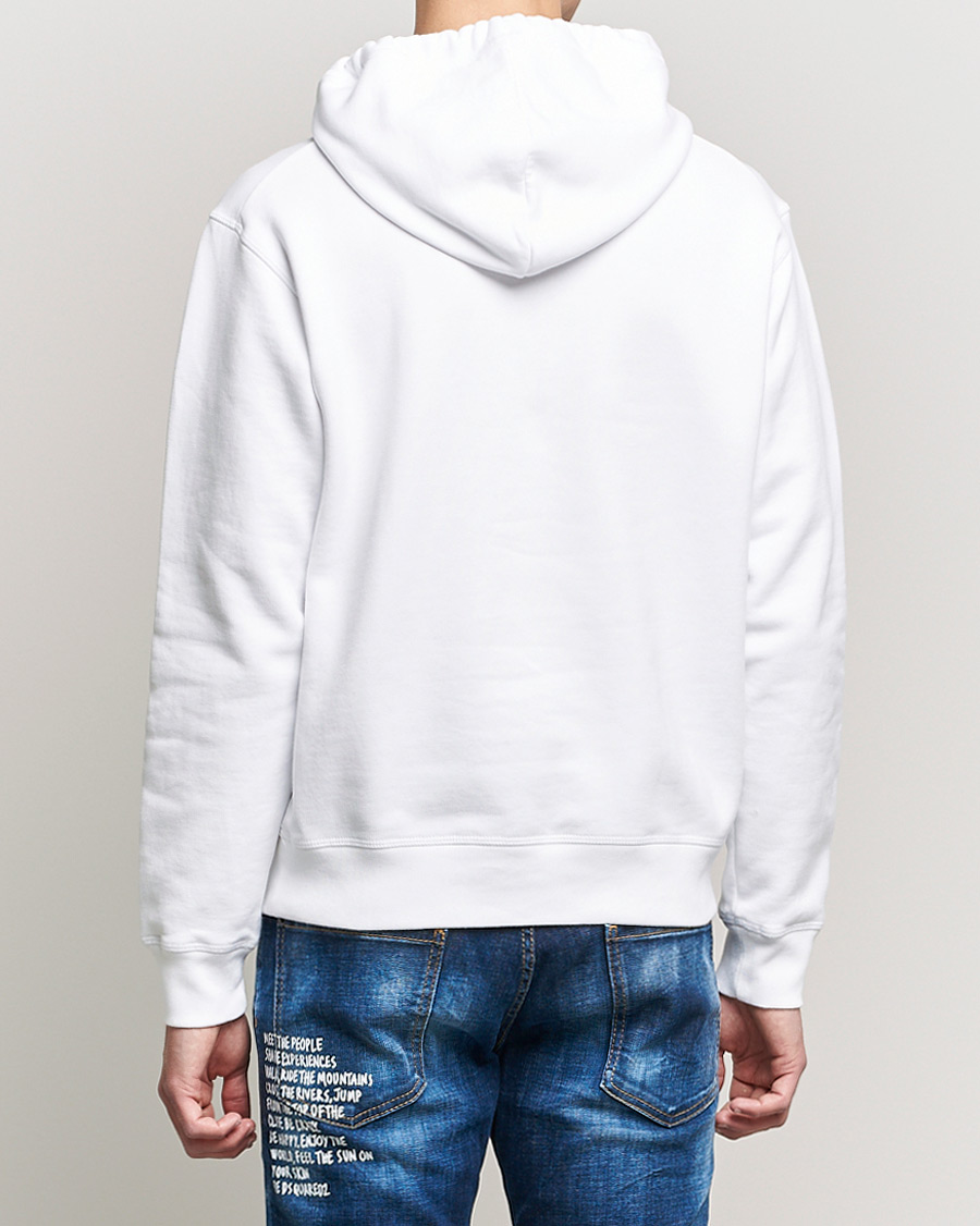 Herre | Trøjer | Dsquared2 | Cuzco Hoodie White