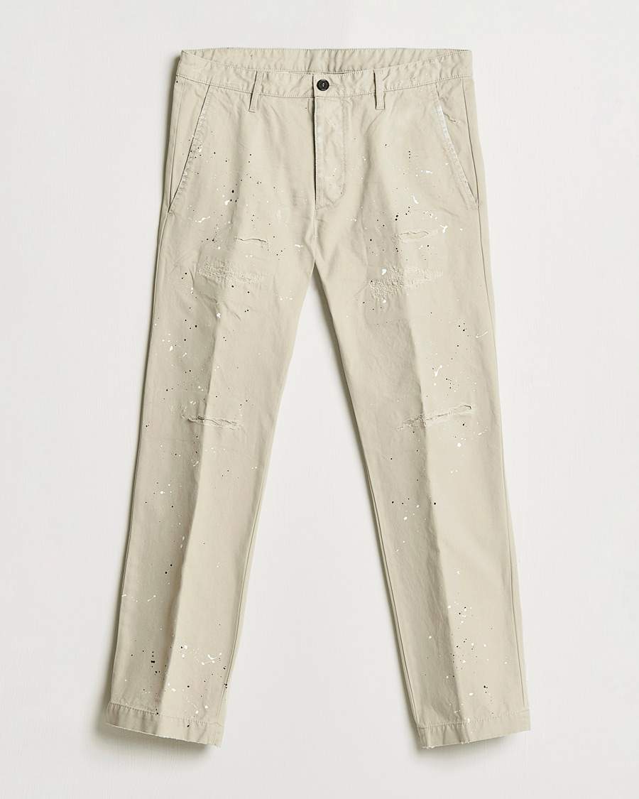 Herre | Bukser | Dsquared2 | Cool Guy Distressed Chinos Sand