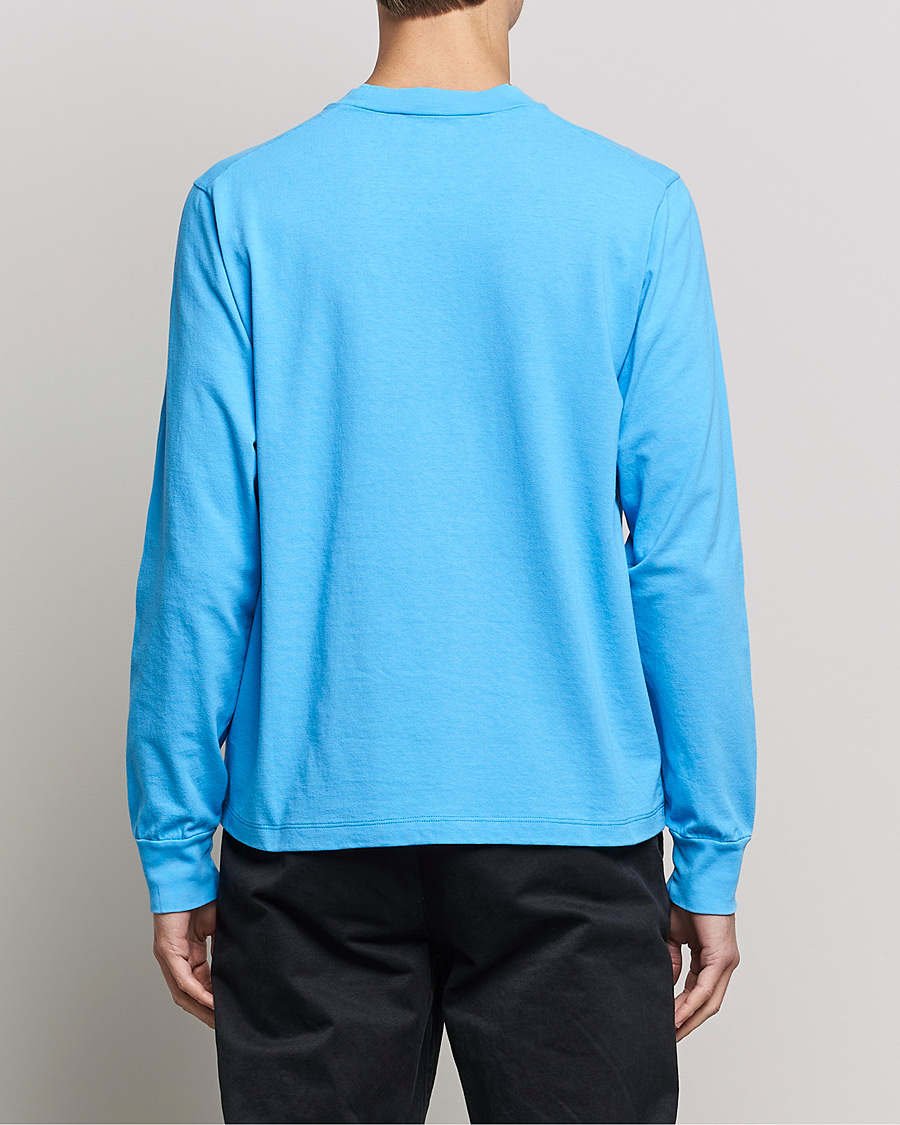 Herre | T-Shirts | Dsquared2 | Base Camp Long Sleeve Tee Light Blue