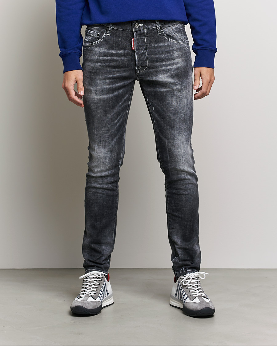Herre | Jeans | Dsquared2 | Skater Jeans Black Wash