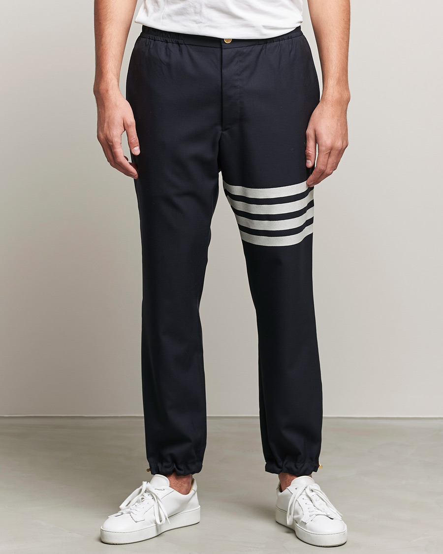 Herre | Thom Browne | Thom Browne | 4 Bar Wool Track Trousers Navy