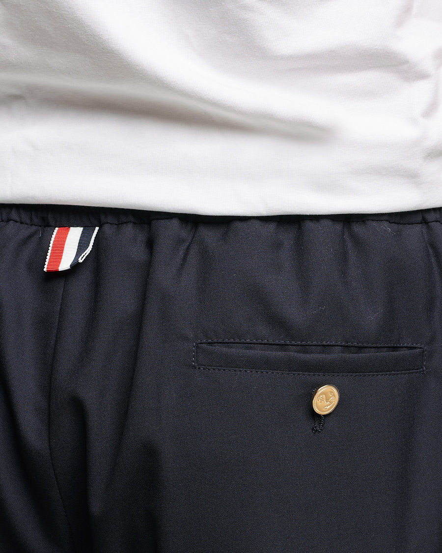 Herre | Bukser | Thom Browne | 4 Bar Wool Track Trousers Navy