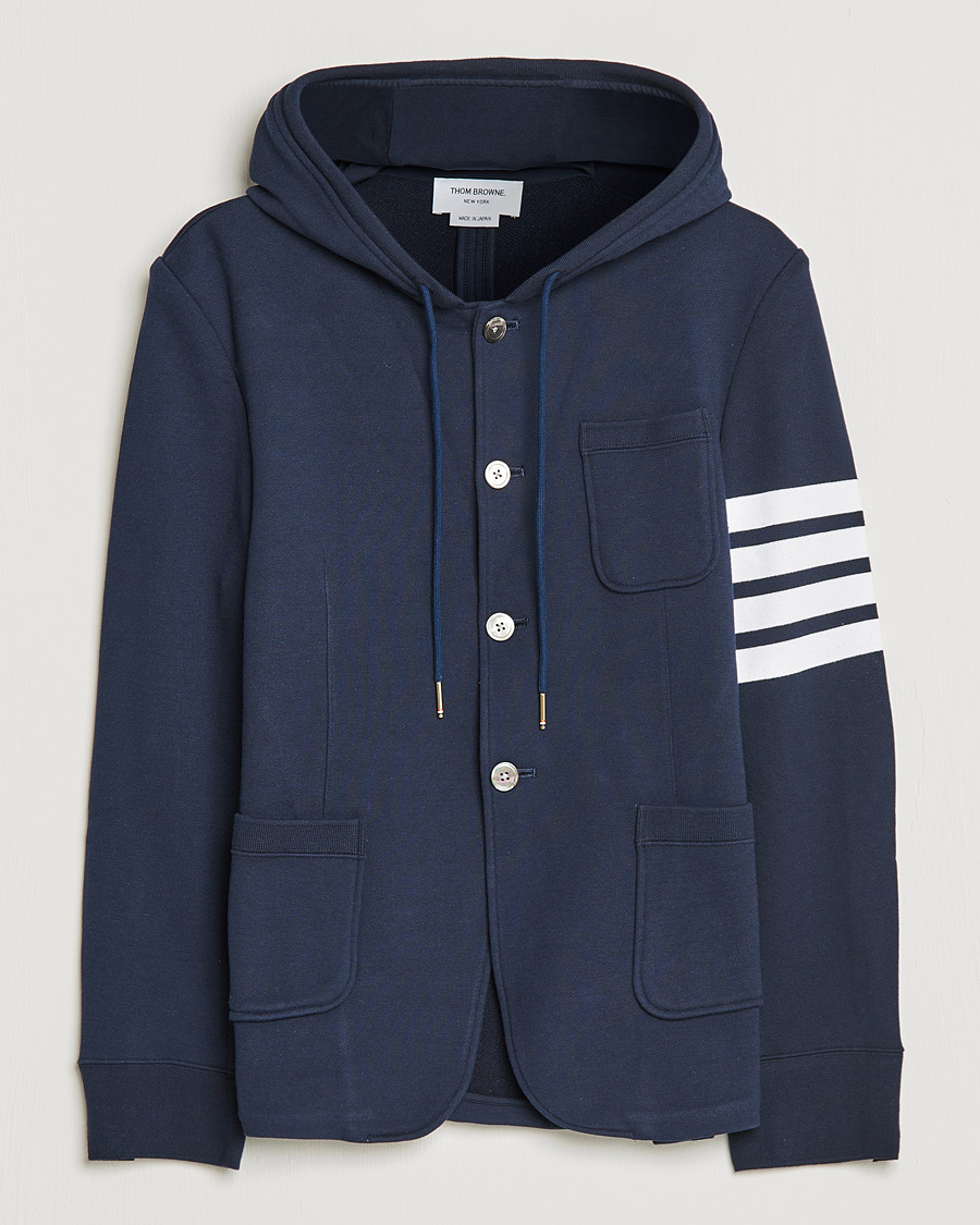 Herre | Blazere & jakker | Thom Browne | Hooded Sport Coat Navy