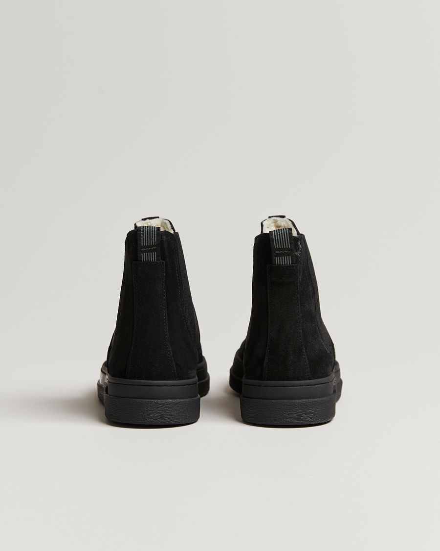 Herre | GANT Cloyd Shearling Chelsea Boot Black Suede | GANT | Cloyd Shearling Chelsea Boot Black Suede