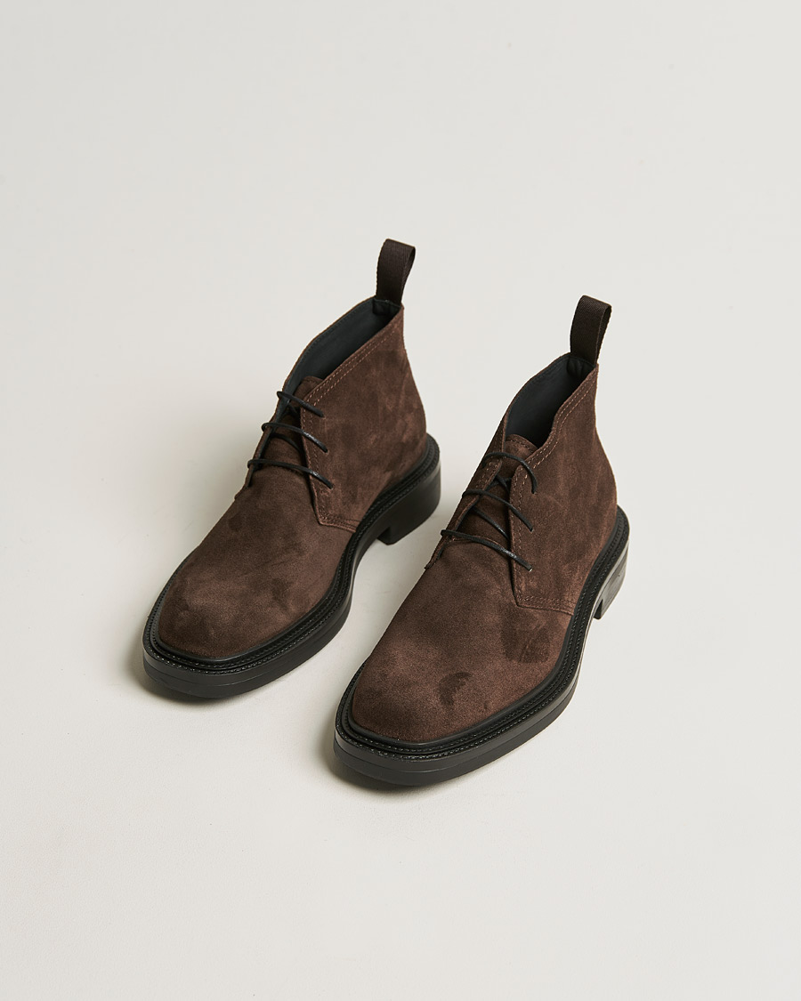 Herre | GANT Fairwyn Suede Chukka Boot Dark Brown | GANT | Fairwyn Suede Chukka Boot Dark Brown