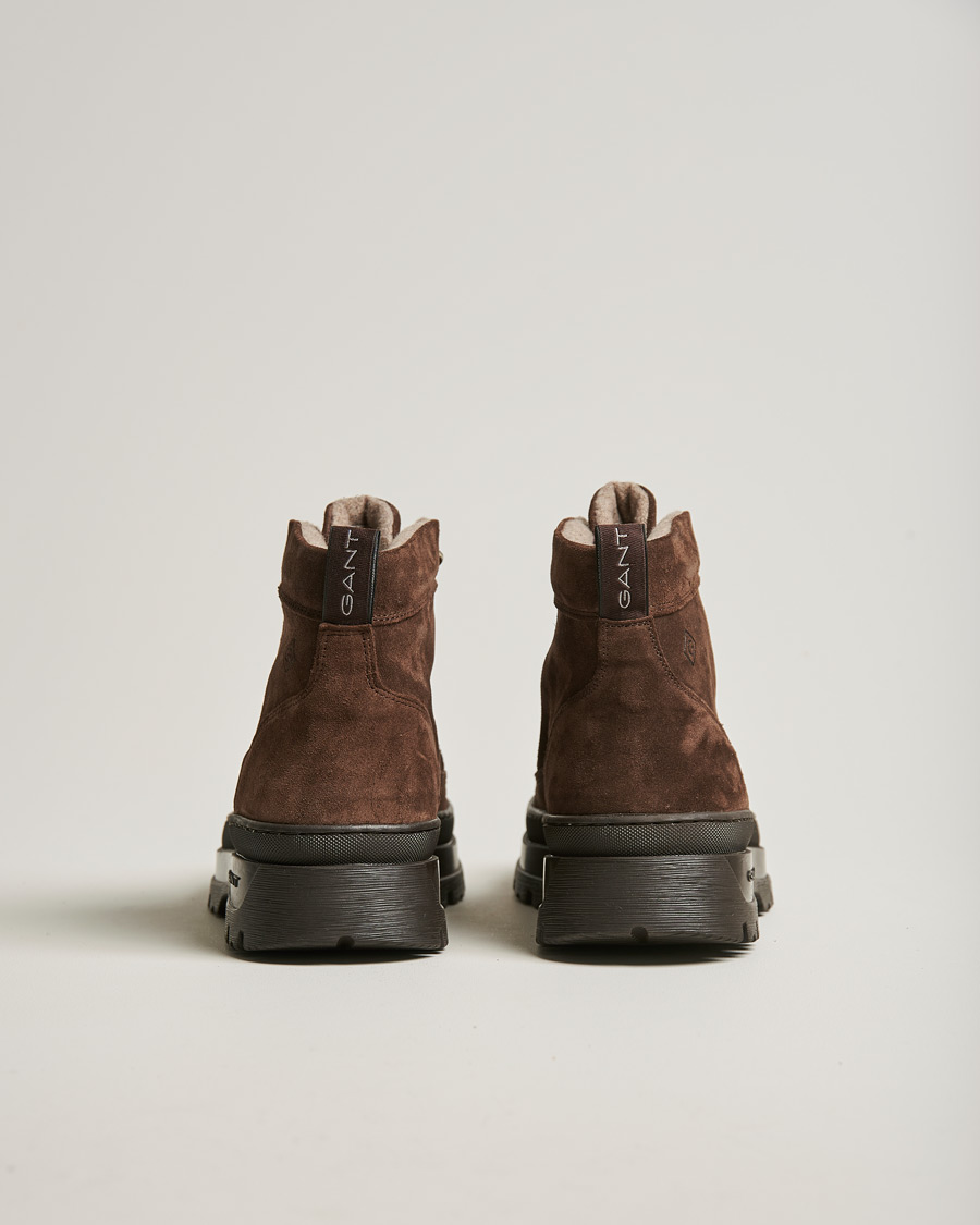 Herre | GANT St Grip Mid Lace Boot Dark Brown | GANT | St Grip Mid Lace Boot Dark Brown