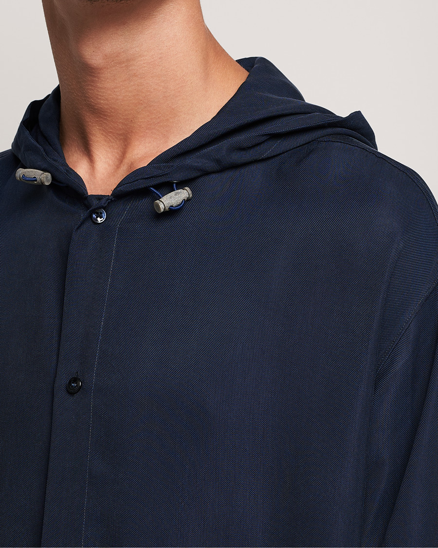 Herre | Jakker | Giorgio Armani | Hooded Lightweight Jacket Night Sky