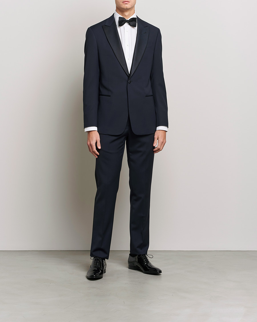 Herre | Jakkesæt | Giorgio Armani | Peak Lapel Smoking Navy