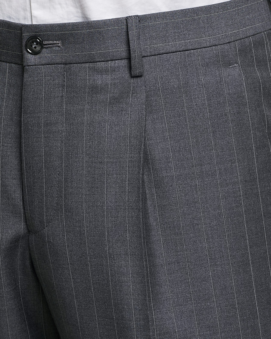 Herre | Jakkesæt | Giorgio Armani | Pinstripe Double Breasted Suit Grey
