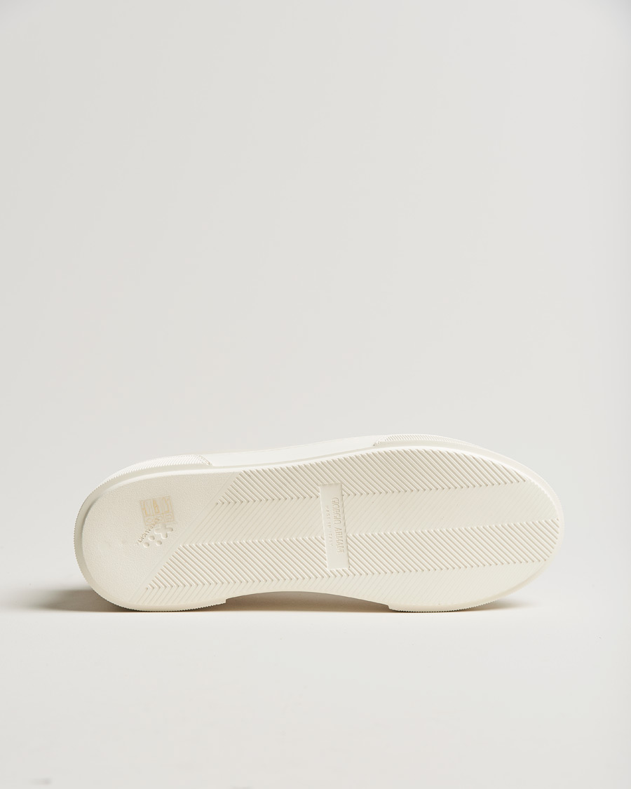 Herre | Giorgio Armani Plain Sneakers Off White | Giorgio Armani | Plain Sneakers Off White
