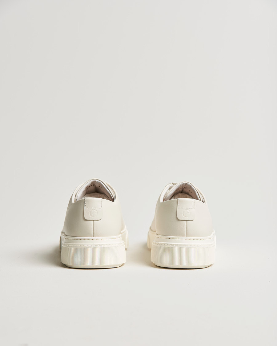 Herre | Giorgio Armani Plain Sneakers Off White | Giorgio Armani | Plain Sneakers Off White