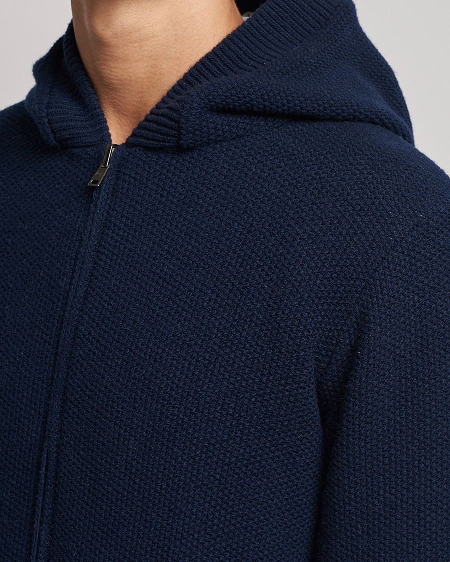 Herre | Jakker | Herno | Reversible Wool Bomber Jacket Navy