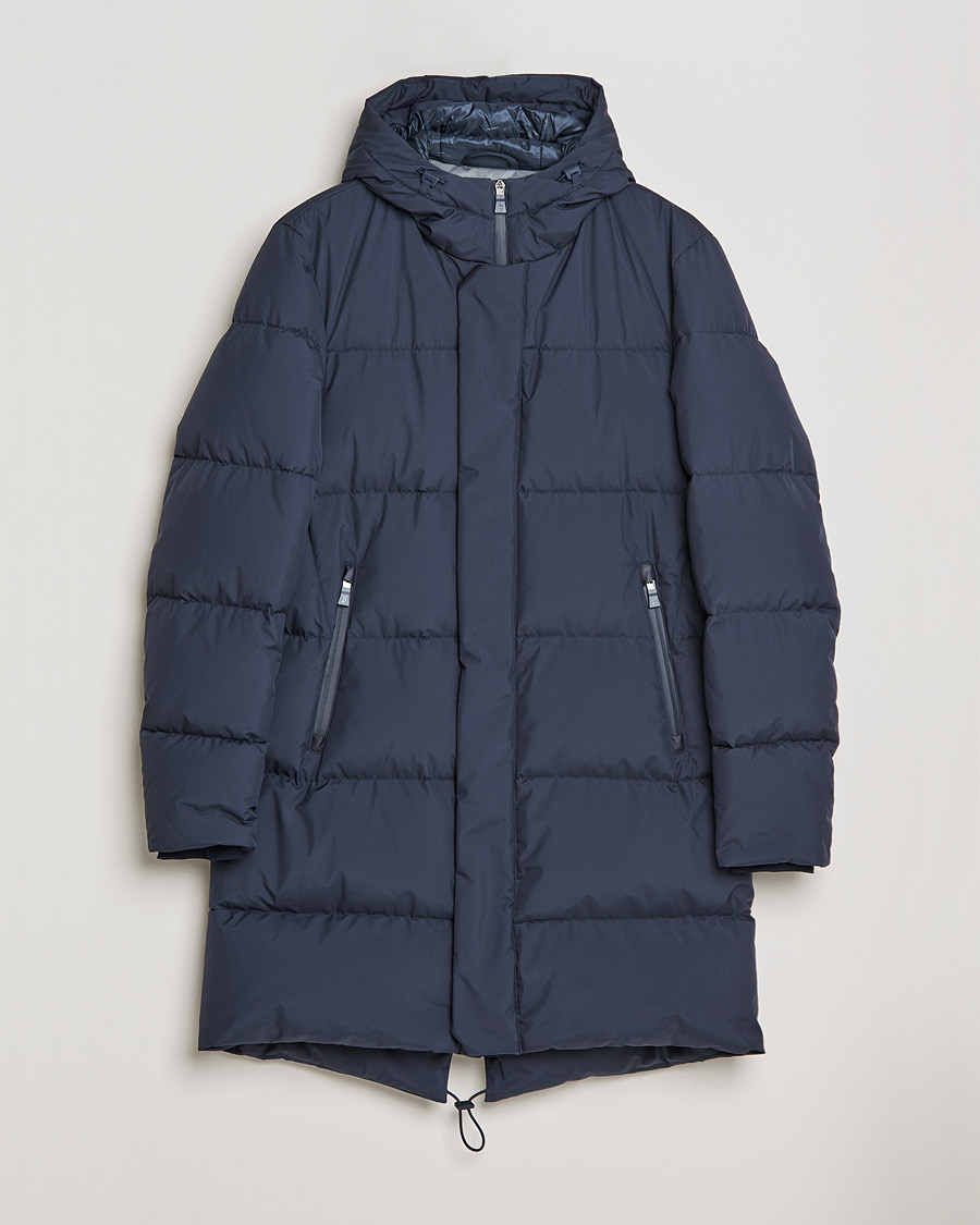 Herre | Jakker | Herno | Laminar Hooded Down Parka Navy
