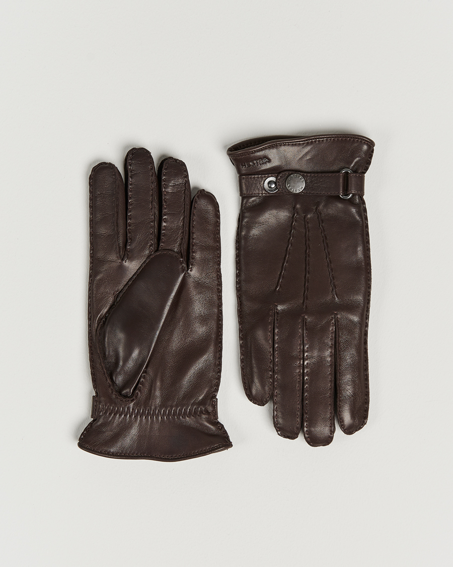 Herre | Handsker | Hestra | Jake Wool Lined Buckle Glove Espresso