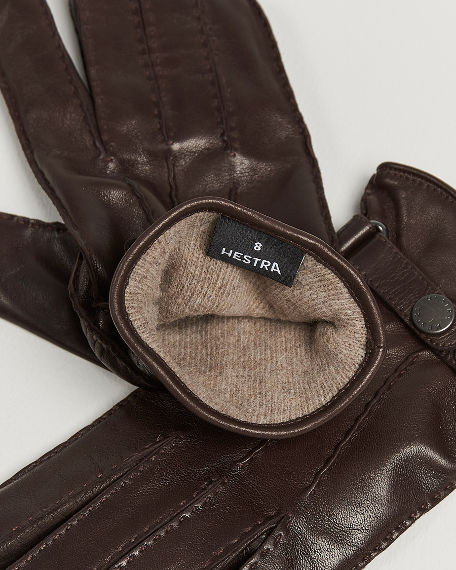 Herre | Handsker | Hestra | Jake Wool Lined Buckle Glove Espresso