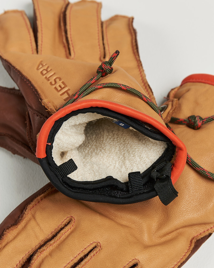 Herre | Tilbehør | Hestra | Wakayama Leather Ski Glove Cognac/Brown