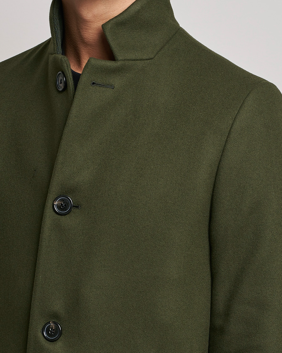 Herre | Jakker | J.Lindeberg | Holger 2.0 Melton Coat Forest Green