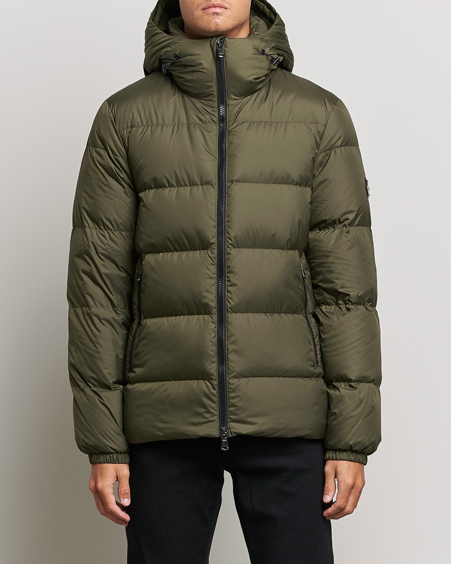 Herre | Jakker | J.Lindeberg | Barrel Down Jacket Forest Green