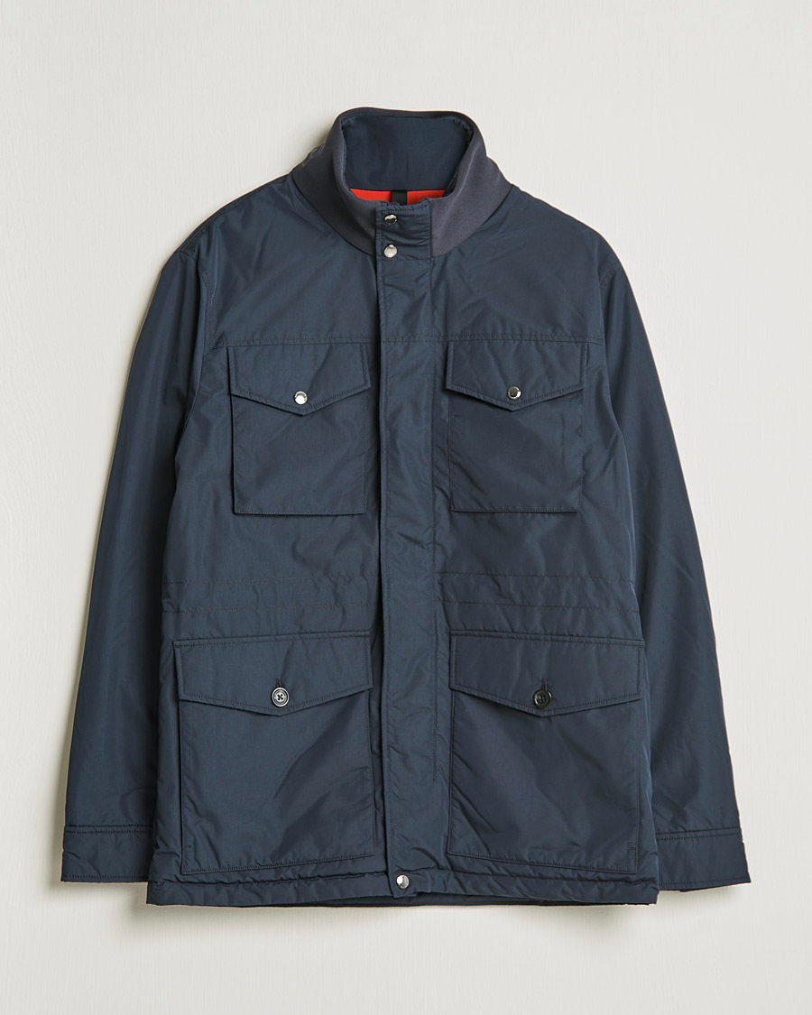 Herre | Jakker | J.Lindeberg | Acer Padded Field Jacket Navy