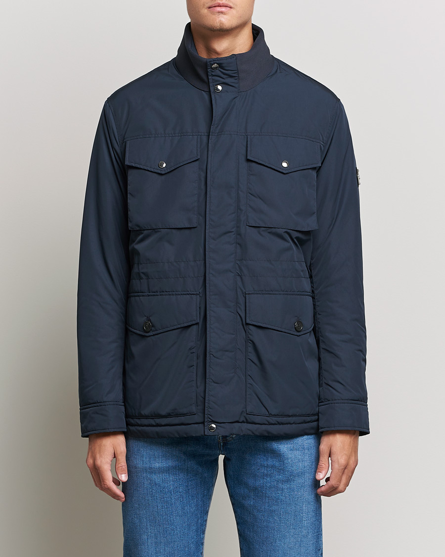 Herre | Jakker | J.Lindeberg | Acer Padded Field Jacket Navy