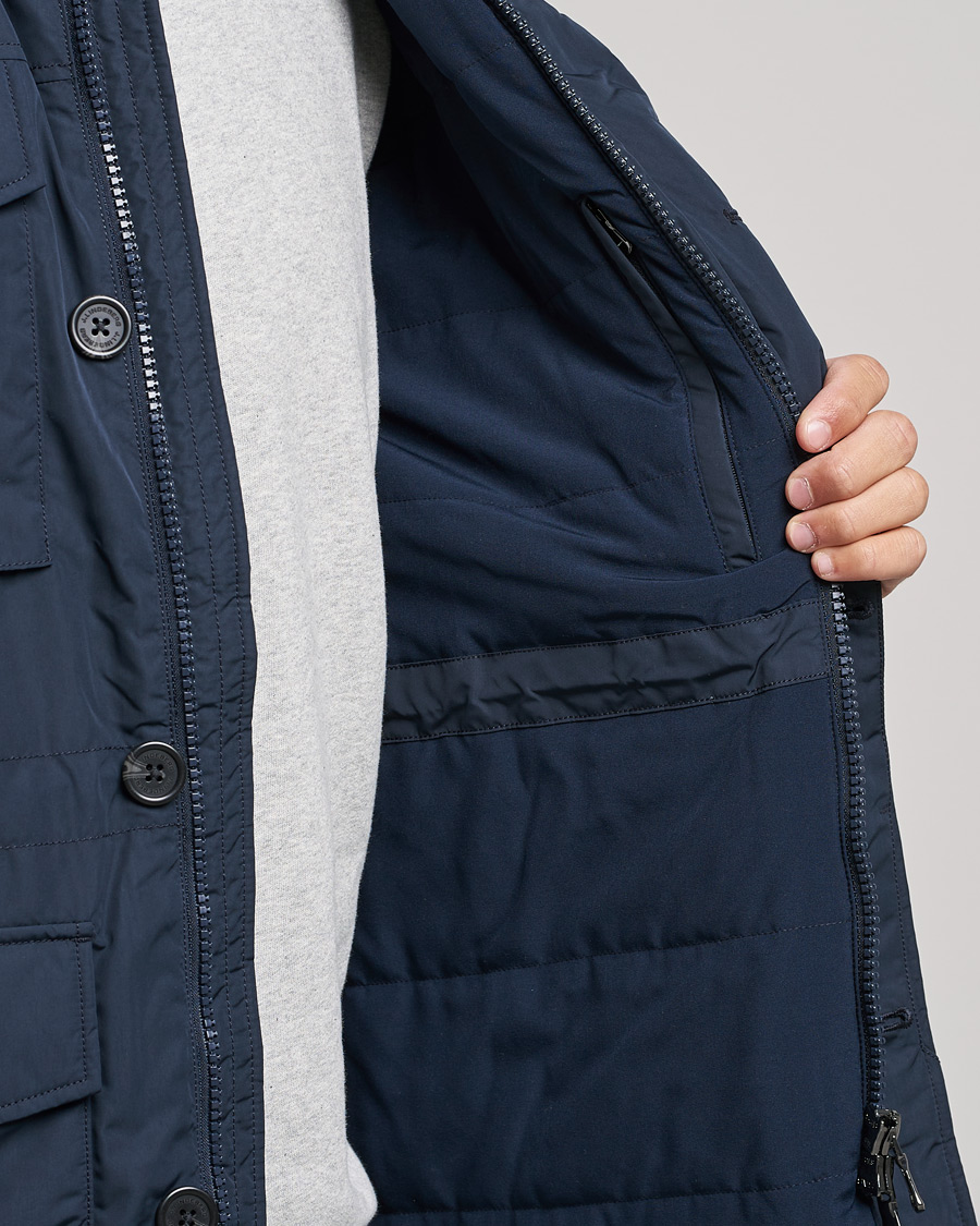 Herre | Jakker | J.Lindeberg | Acer Padded Field Jacket Navy