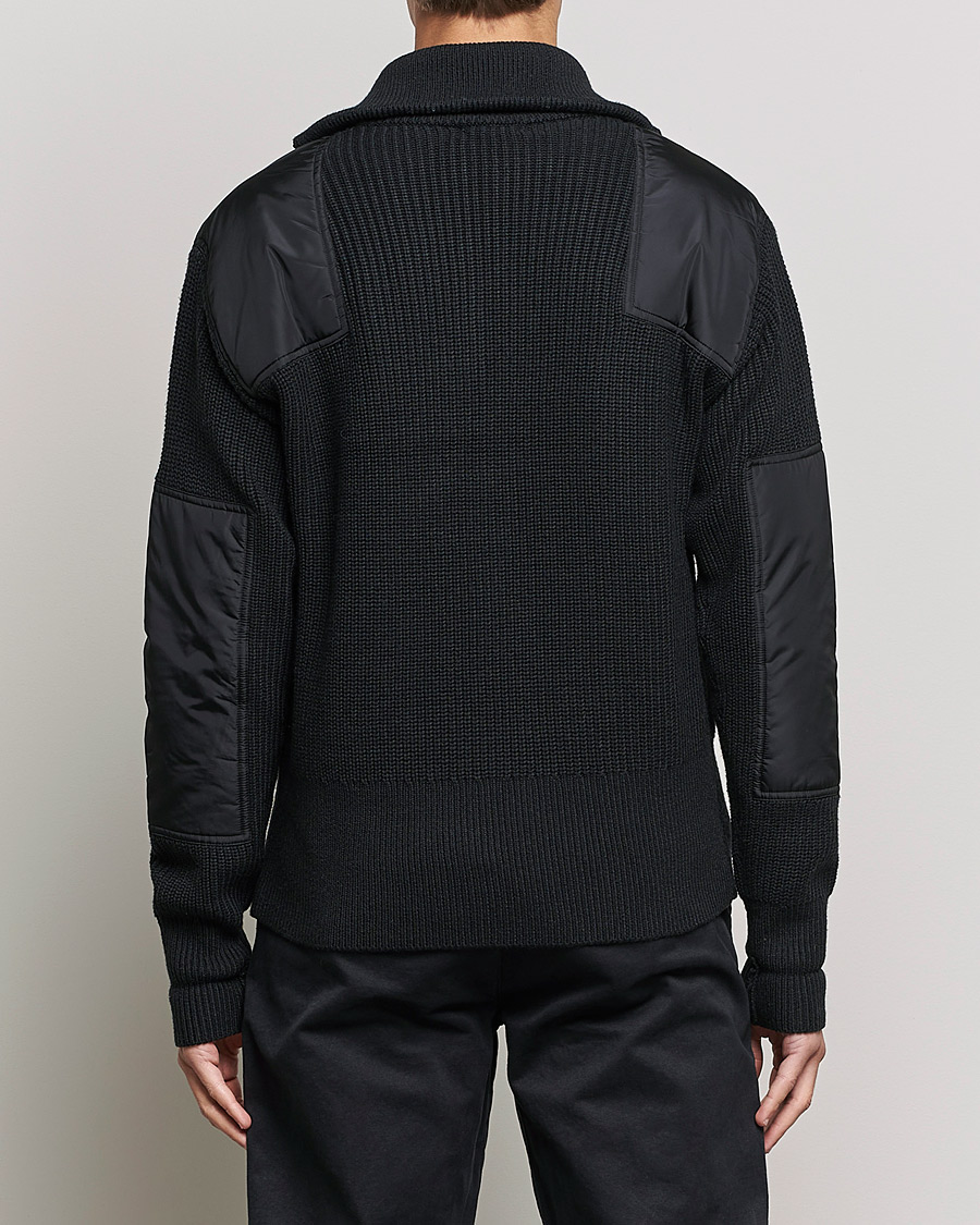 Herre | Trøjer | J.Lindeberg | Ethan Chunky Half Zip Black
