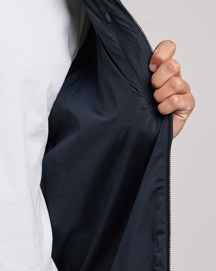 Herre | Trøjer | J.Lindeberg | Beck Knitted Hybrid Jacket Navy