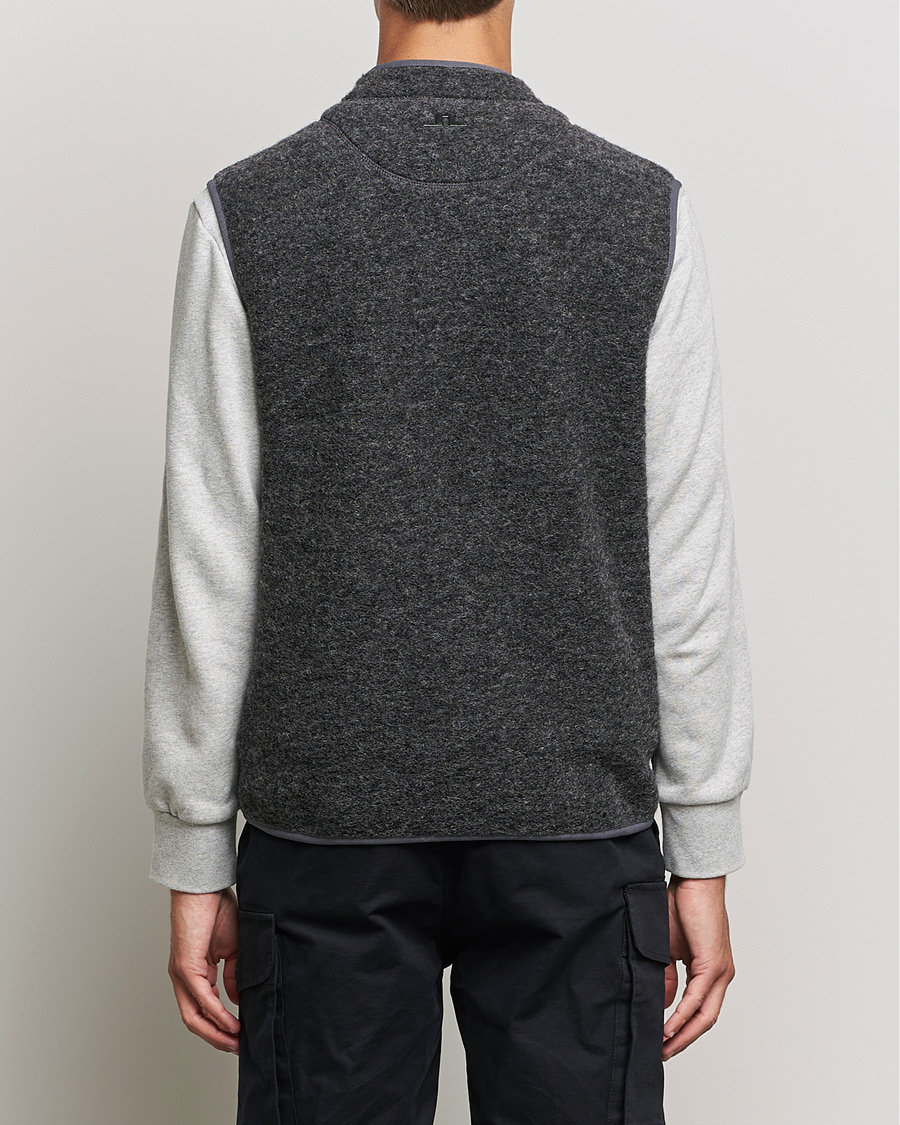 Herre | Trøjer | J.Lindeberg | Duncan Wool Fleece Vest Grey Melange