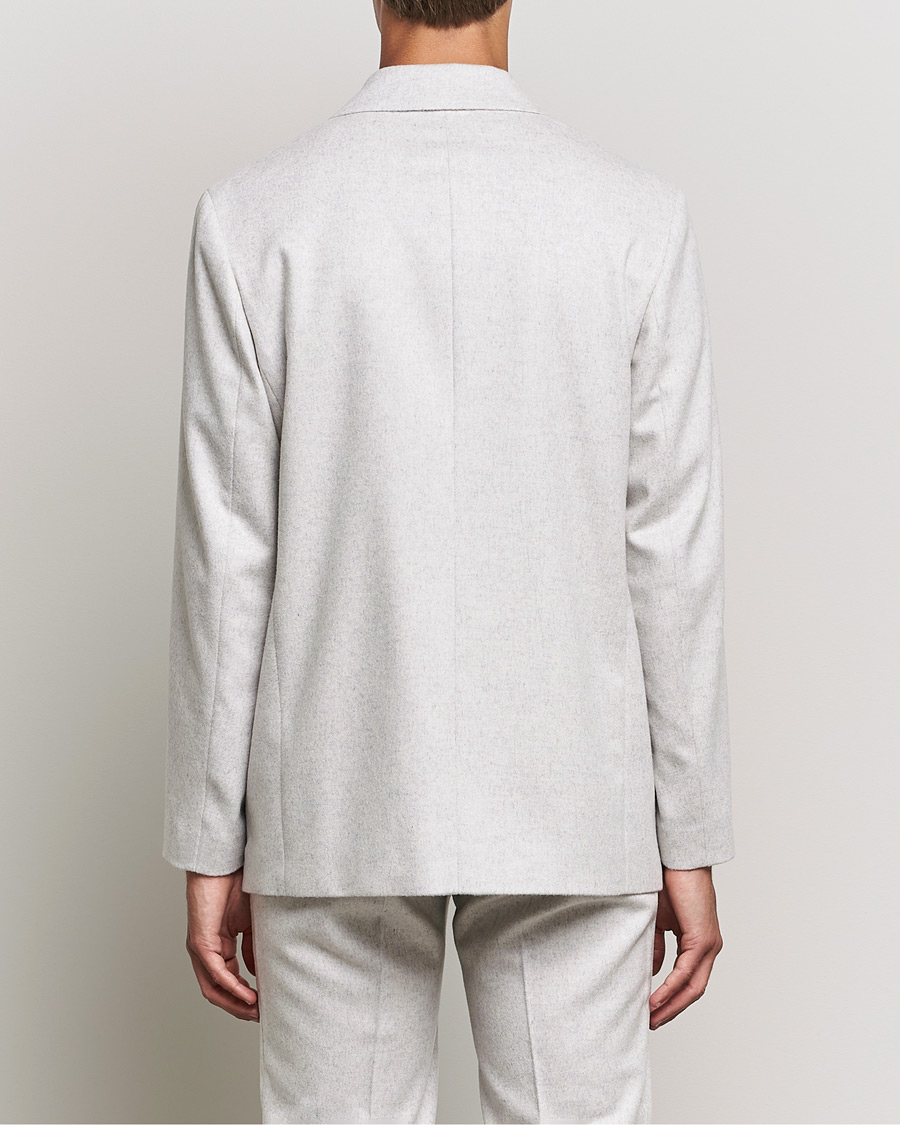 Herre | Blazere & jakker | J.Lindeberg | David Carded Wool Flannel DB Blazer Micro Chip