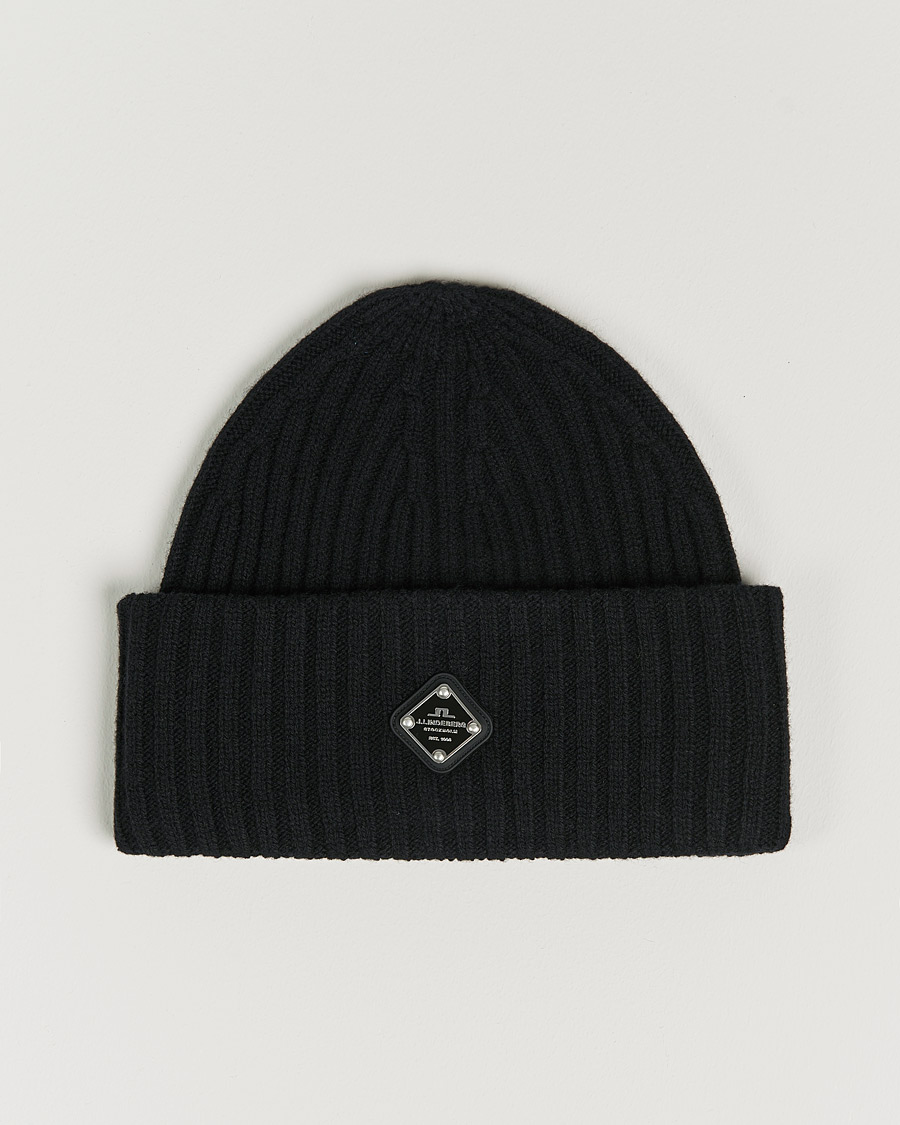 Herre | J.Lindeberg Jive Wool Beanie Black | J.Lindeberg | Jive Wool Beanie Black