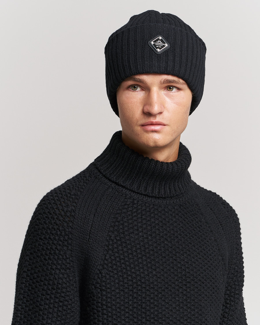 Herre | J.Lindeberg Jive Wool Beanie Black | J.Lindeberg | Jive Wool Beanie Black