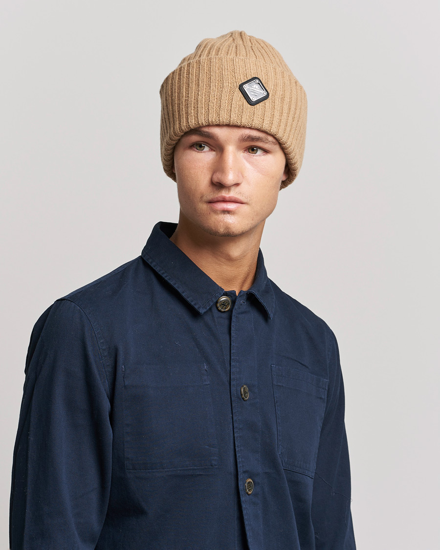 Herre | J.Lindeberg Jive Wool Beanie Tiger Brown | J.Lindeberg | Jive Wool Beanie Tiger Brown