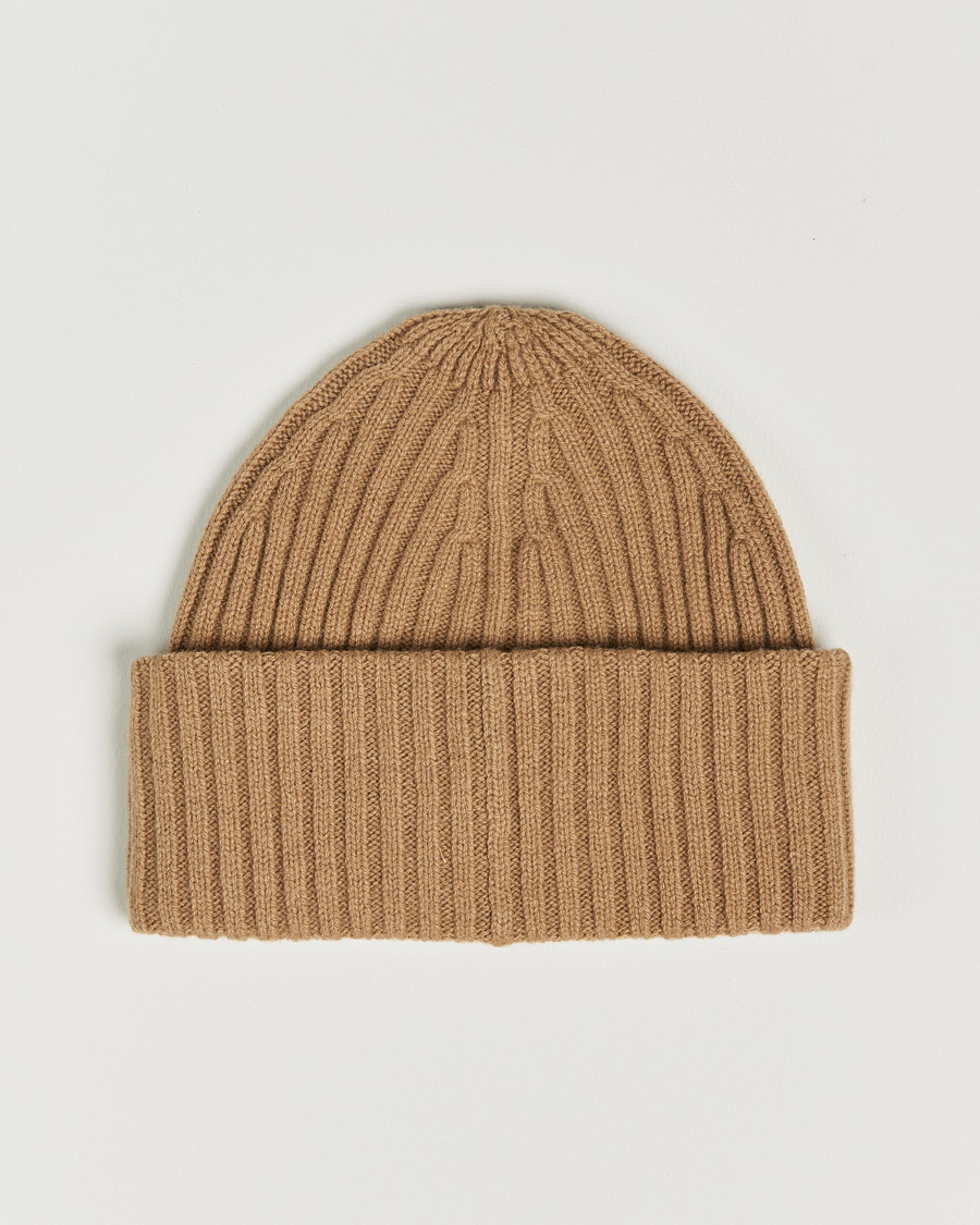 Herre | J.Lindeberg Jive Wool Beanie Tiger Brown | J.Lindeberg | Jive Wool Beanie Tiger Brown