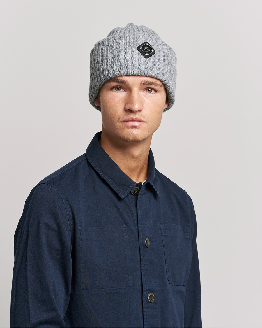 Herre | J.Lindeberg Jive Wool Beanie Grey Melange | J.Lindeberg | Jive Wool Beanie Grey Melange