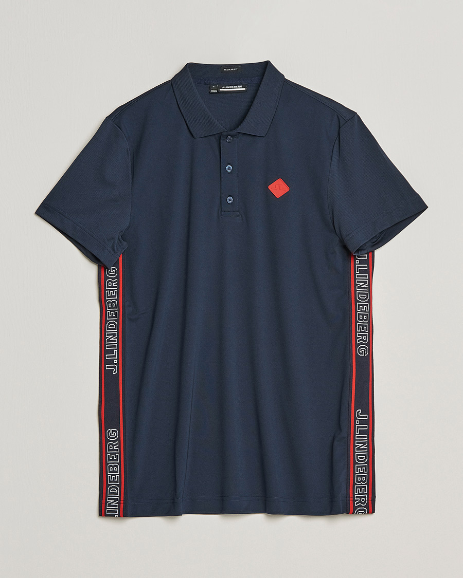 Herre | Polotrøjer | J.Lindeberg | Diamond Regular Fit Polo Navy