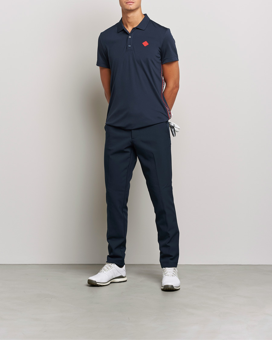 Herre | Polotrøjer | J.Lindeberg | Diamond Regular Fit Polo Navy