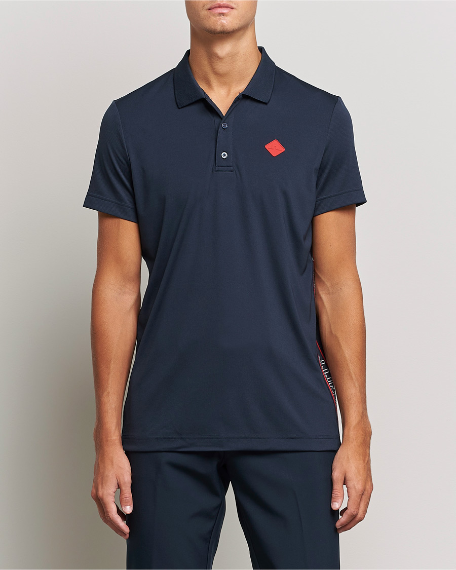 Herre | Polotrøjer | J.Lindeberg | Diamond Regular Fit Polo Navy