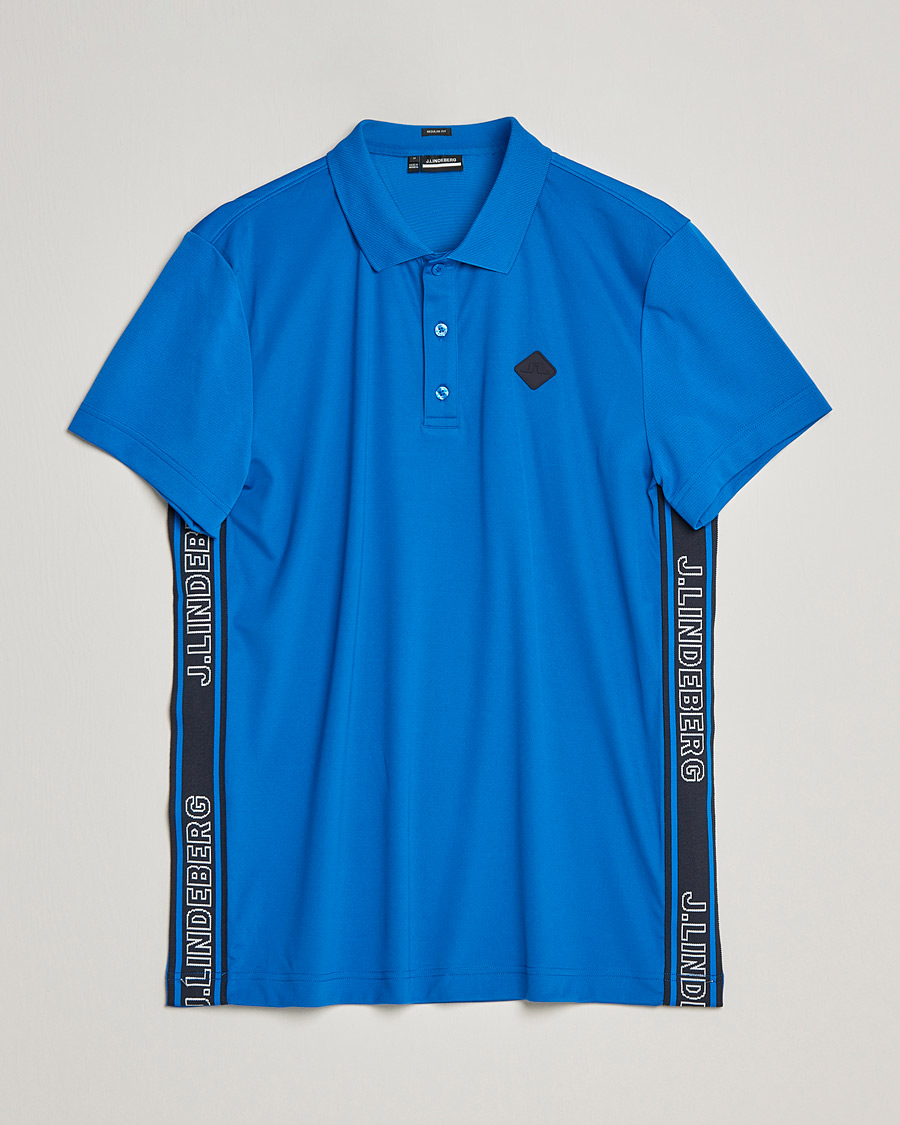Herre | Polotrøjer | J.Lindeberg | Diamond Regular Fit Polo Nautical Blue