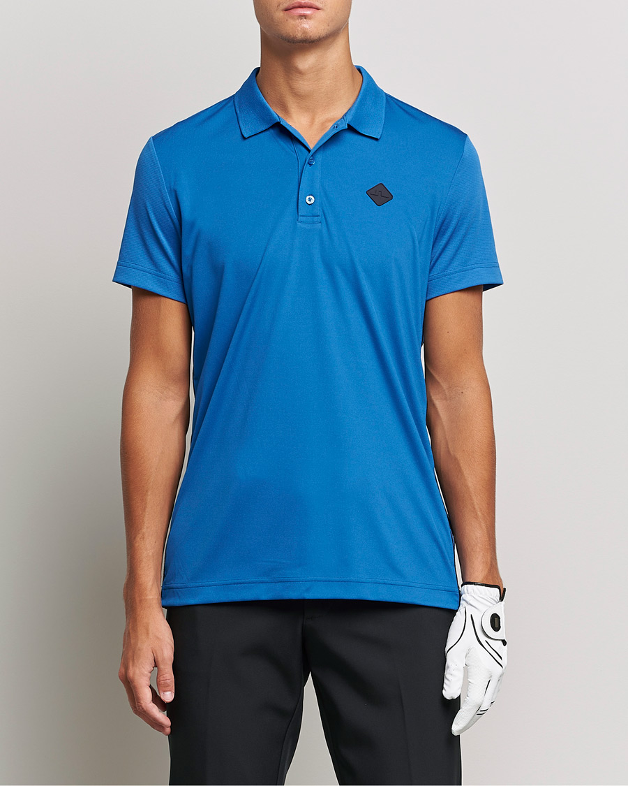 Herre | Polotrøjer | J.Lindeberg | Diamond Regular Fit Polo Nautical Blue