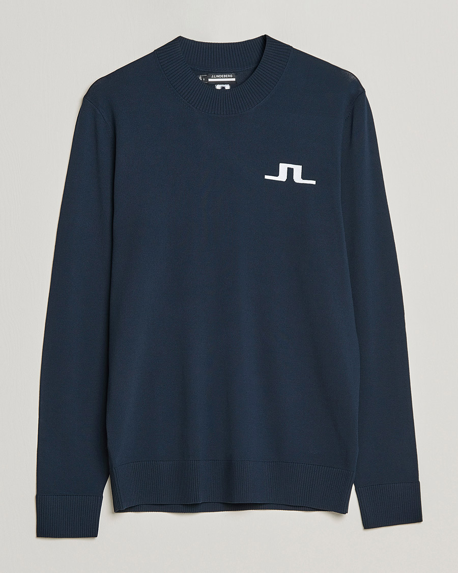 Herre | Active | J.Lindeberg | Gus Knitted Golf Sweater Navy