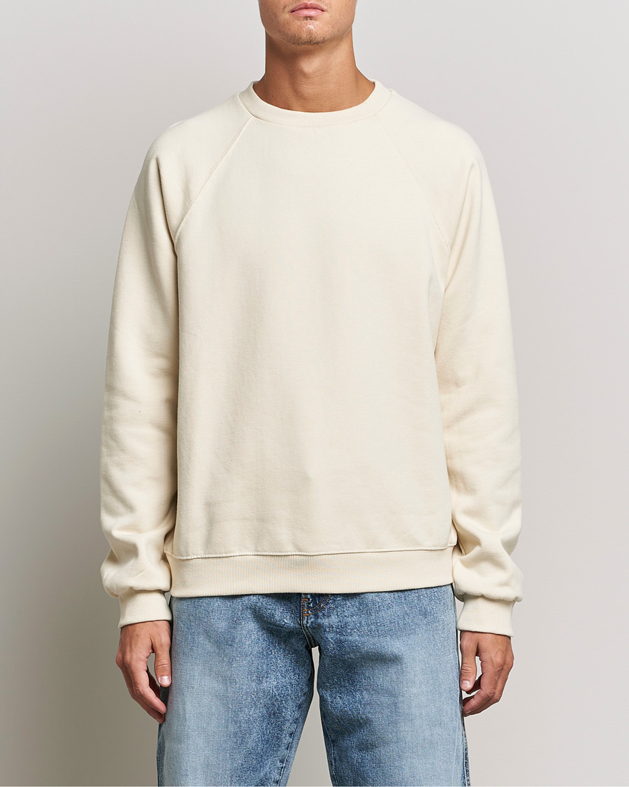 Herre | Trøjer | Jeanerica | Arc Raglan Sweater Shortbread Beige