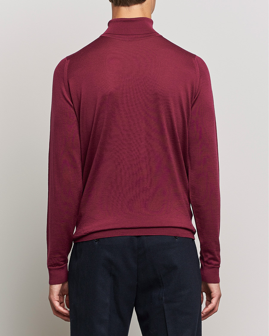Herre | Trøjer | John Smedley | Cherwell Extra Fine Merino Rollneck Bordeaux