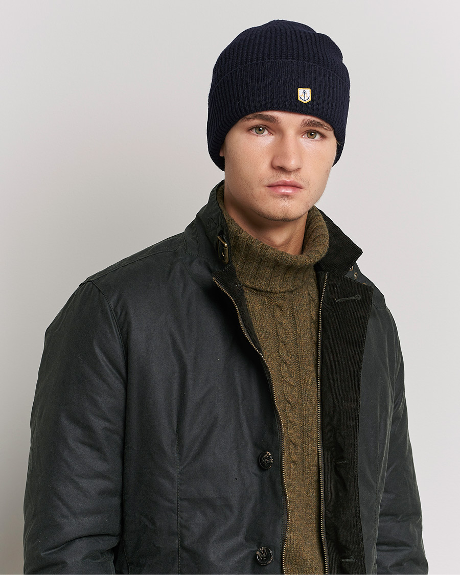 Herre | | Armor-lux | Bonnet Héritage Beanie Navy