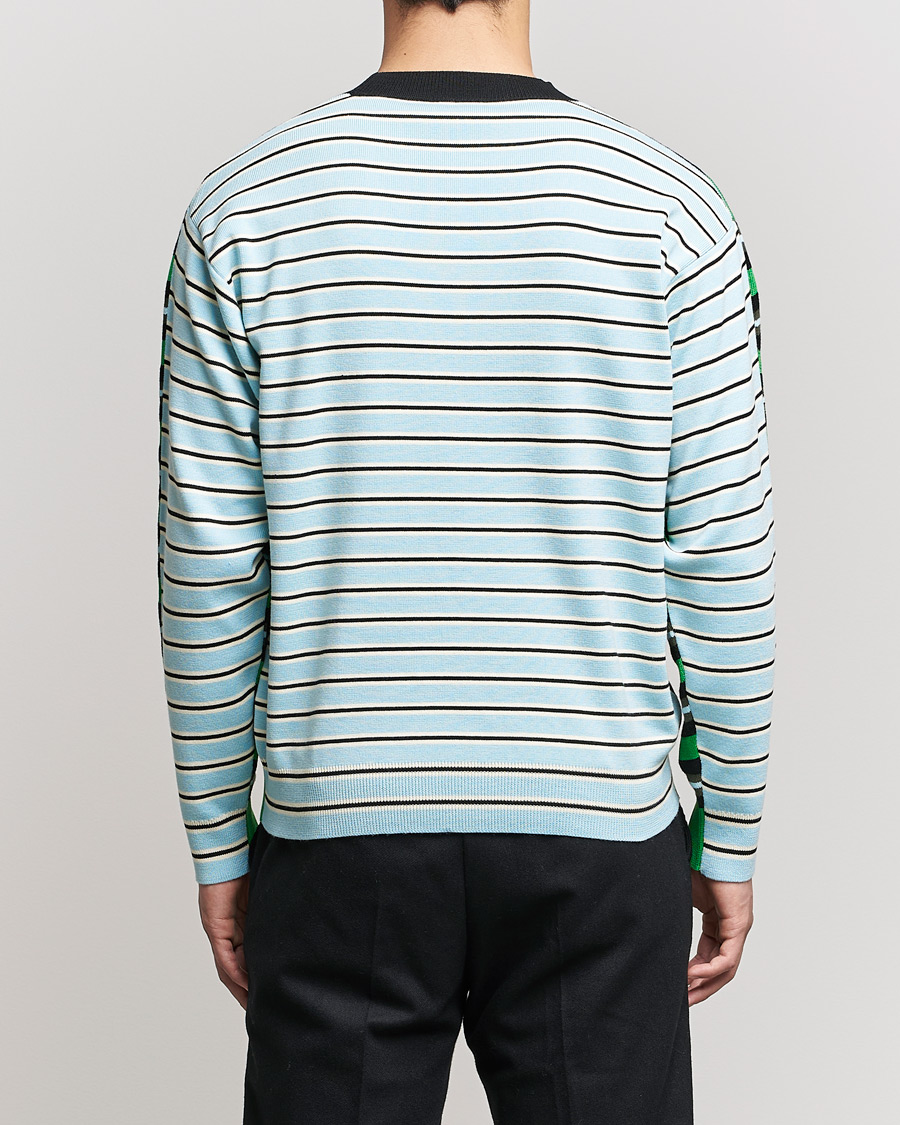 Herre | Trøjer | KENZO | Stripes Wool Knitted Jumper Grass Green