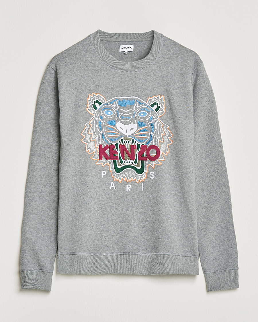 Herre | Trøjer | KENZO | Icon Tiger Sweatshirt Grey