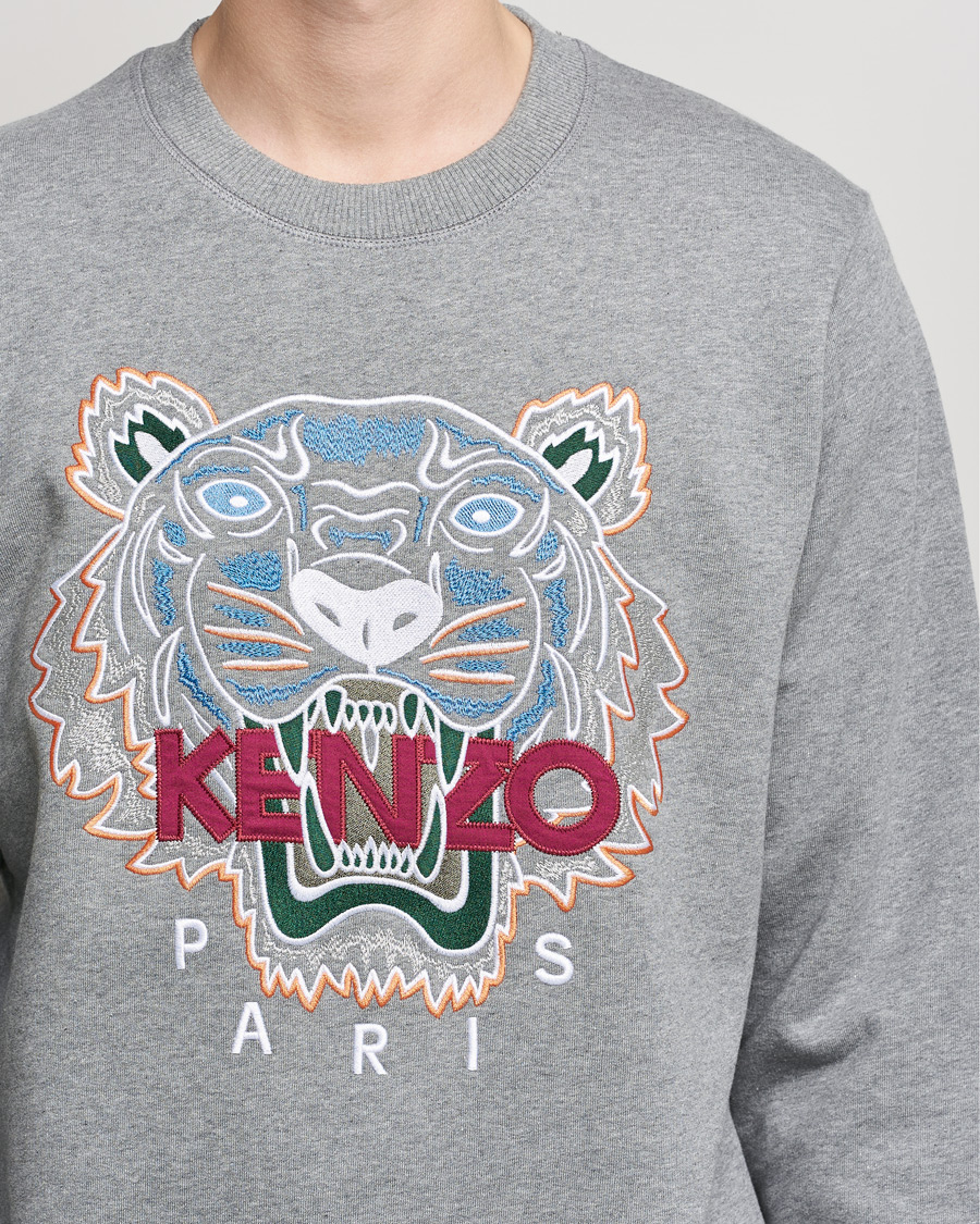 Herre | Trøjer | KENZO | Icon Tiger Sweatshirt Grey