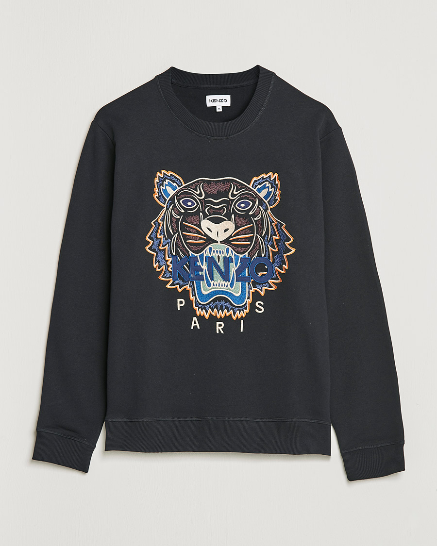 Herre | Trøjer | KENZO | Icon Tiger Sweatshirt Black