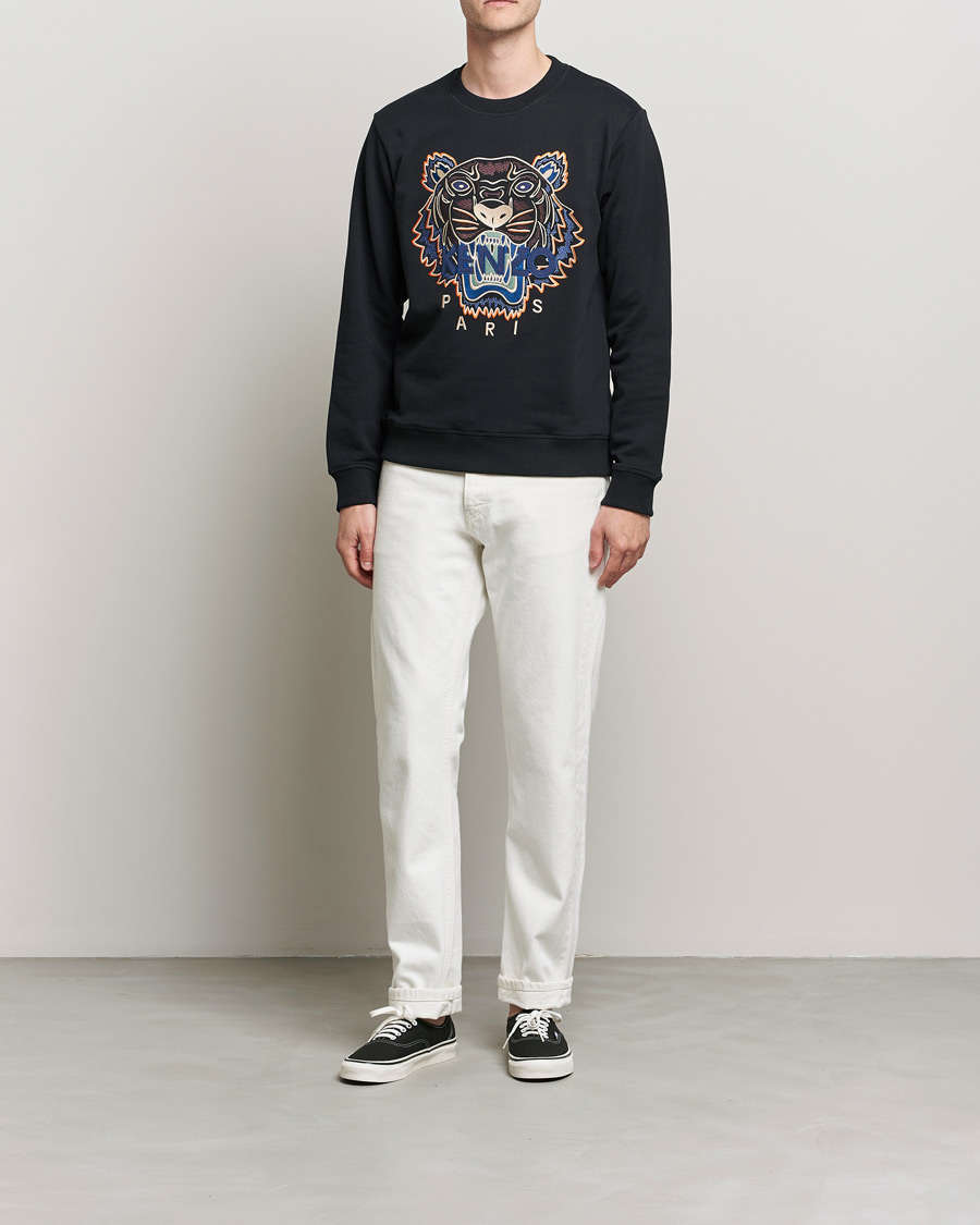 Herre | Trøjer | KENZO | Icon Tiger Sweatshirt Black